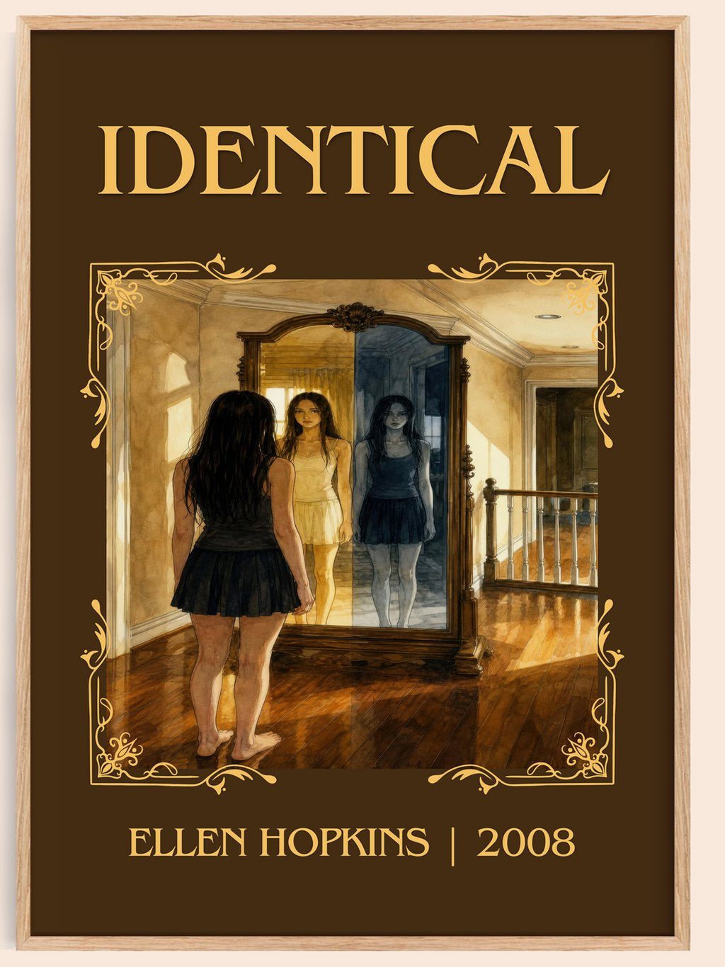 Identical Classic Book Art Print by Ellen Hopkins – book poster