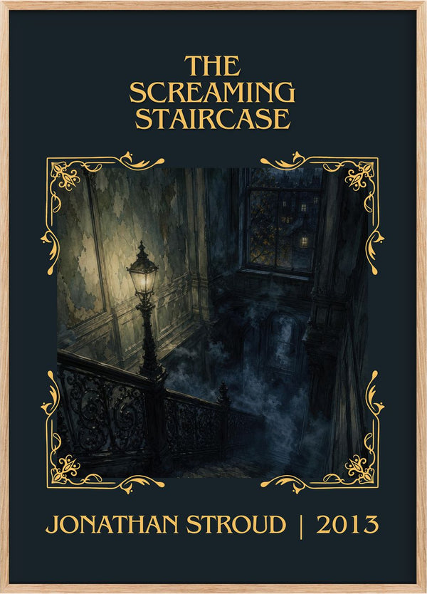 The Screaming Staircase Classic Book Art Print by Jonathan Stroud