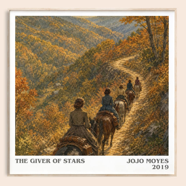 The Giver Of Stars Literary Art Print by Jojo Moyes