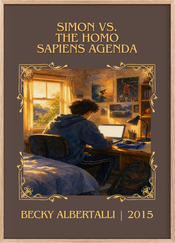 Simon vs. the Homo Sapiens Agenda Classic Book Art Print by Becky Albertalli