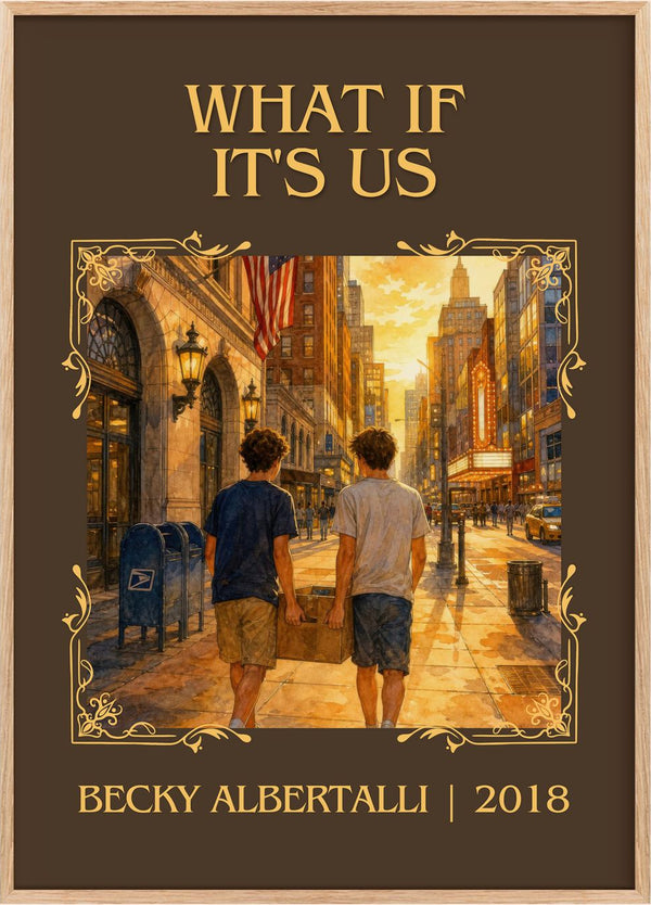 What If It's Us Classic Book Art Print by Becky Albertalli
