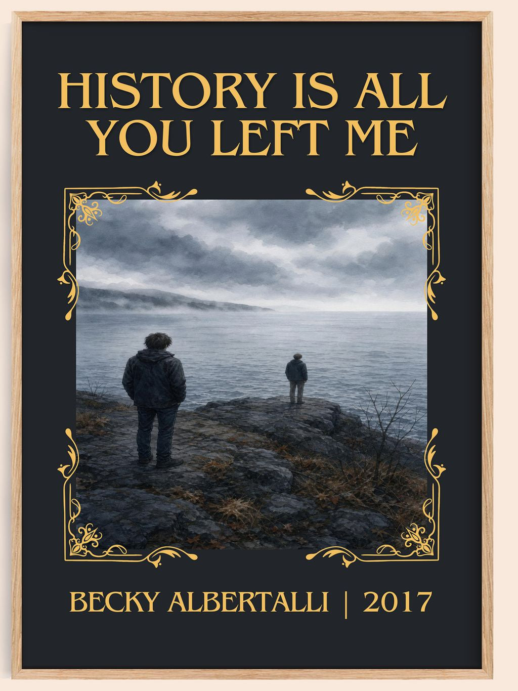 History Is All You Left Me Classic Book Art Print by Becky Albertalli – book poster