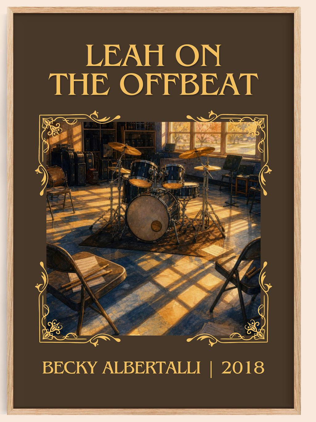 Leah on the offbeat Classic Book Art Print by Becky Albertalli – book poster