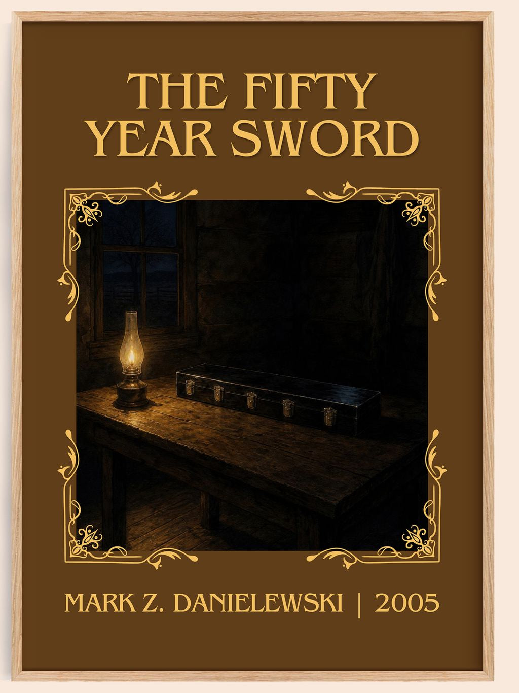 The fifty year sword Classic Book Art Print by Mark Z. Danielewski – book poster