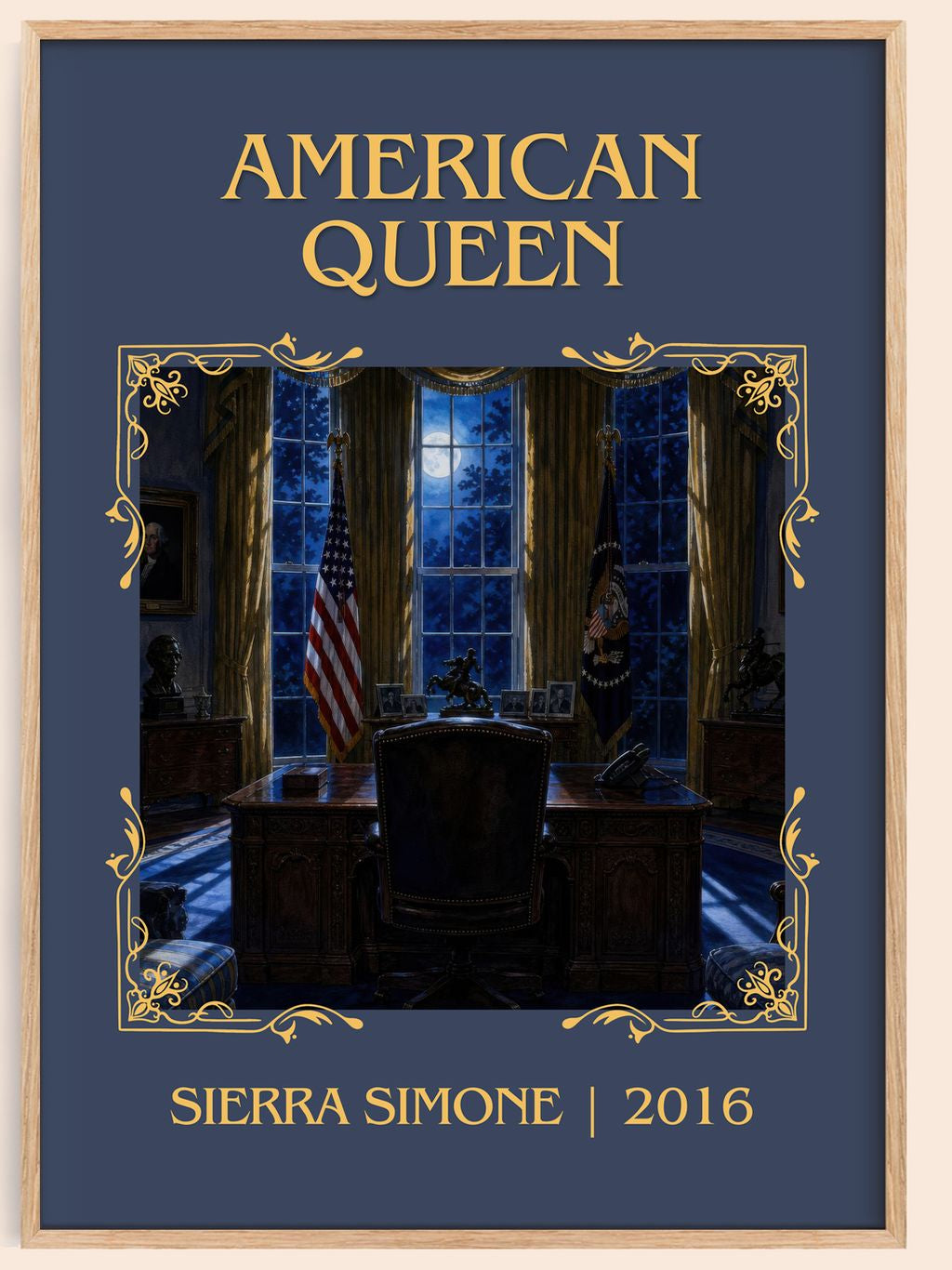 American Queen Classic Book Art Print by Sierra Simone – book poster