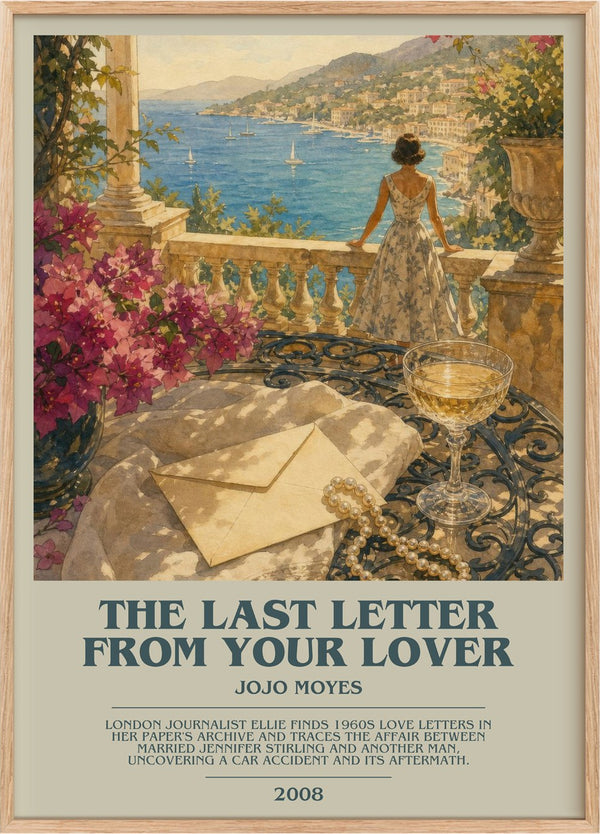The Last Letter From Your Lover Bookish Wall Art by Jojo Moyes