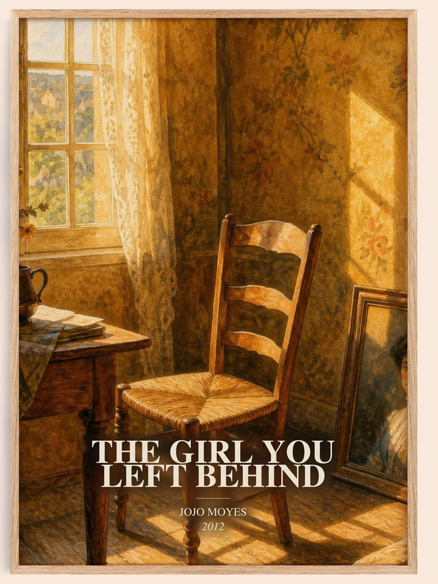 The Girl You Left Behind Book Watercolour Illustration by Jojo Moyes