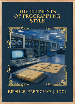 elements of programming style Classic Book Art Print by B. Kernighan