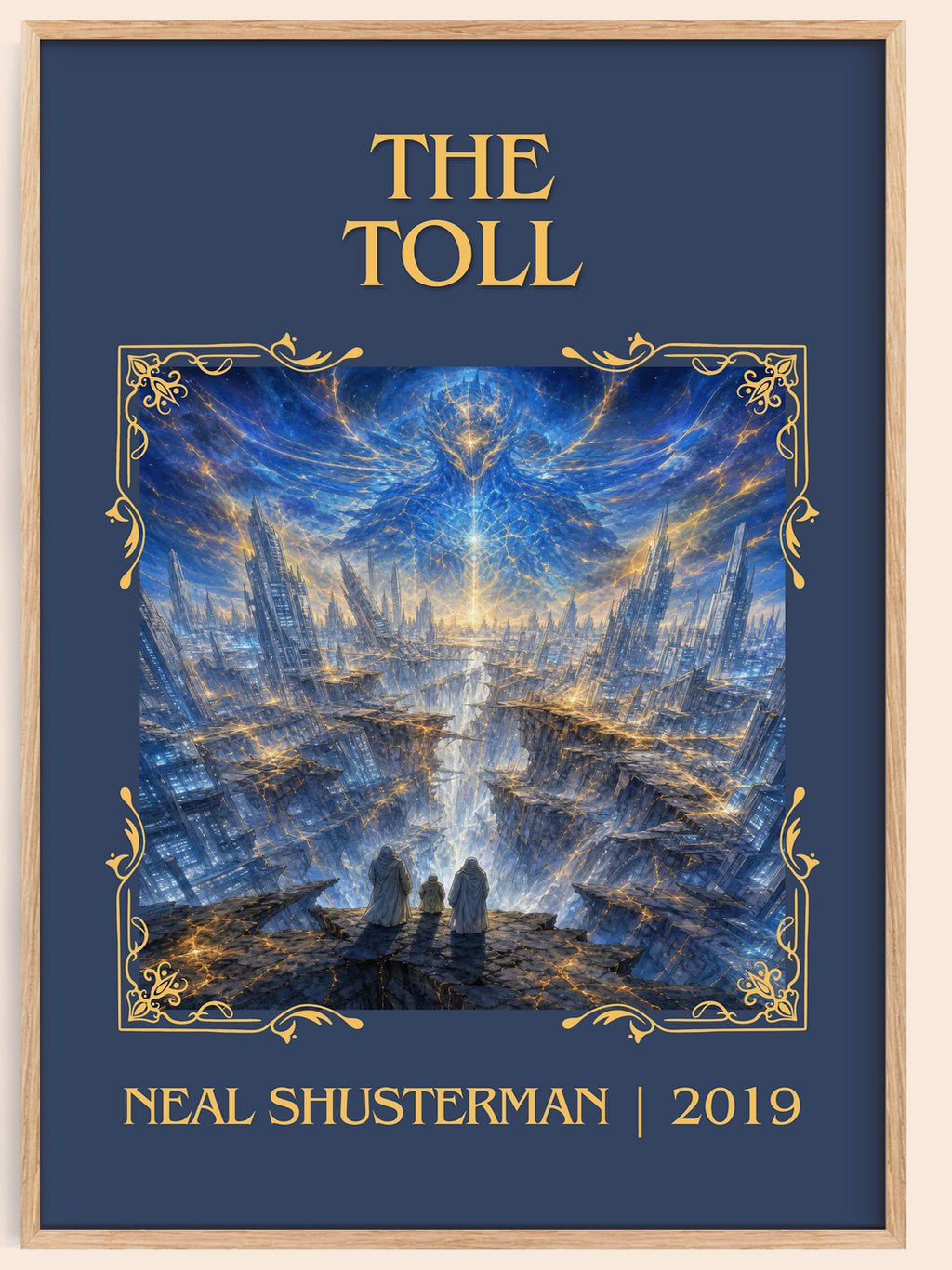 The Toll Classic Book Art Print by Neal Shusterman – book poster
