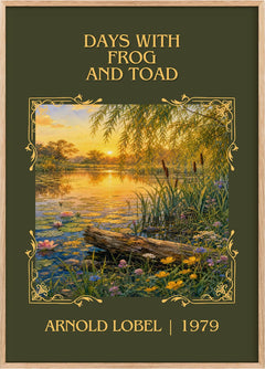 Days With Frog and Toad Classic Book Art Print by Arnold Lobel