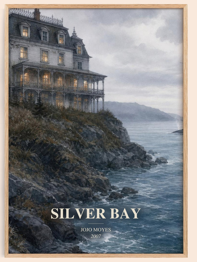 Silver Bay Book Watercolour Illustration by Jojo Moyes