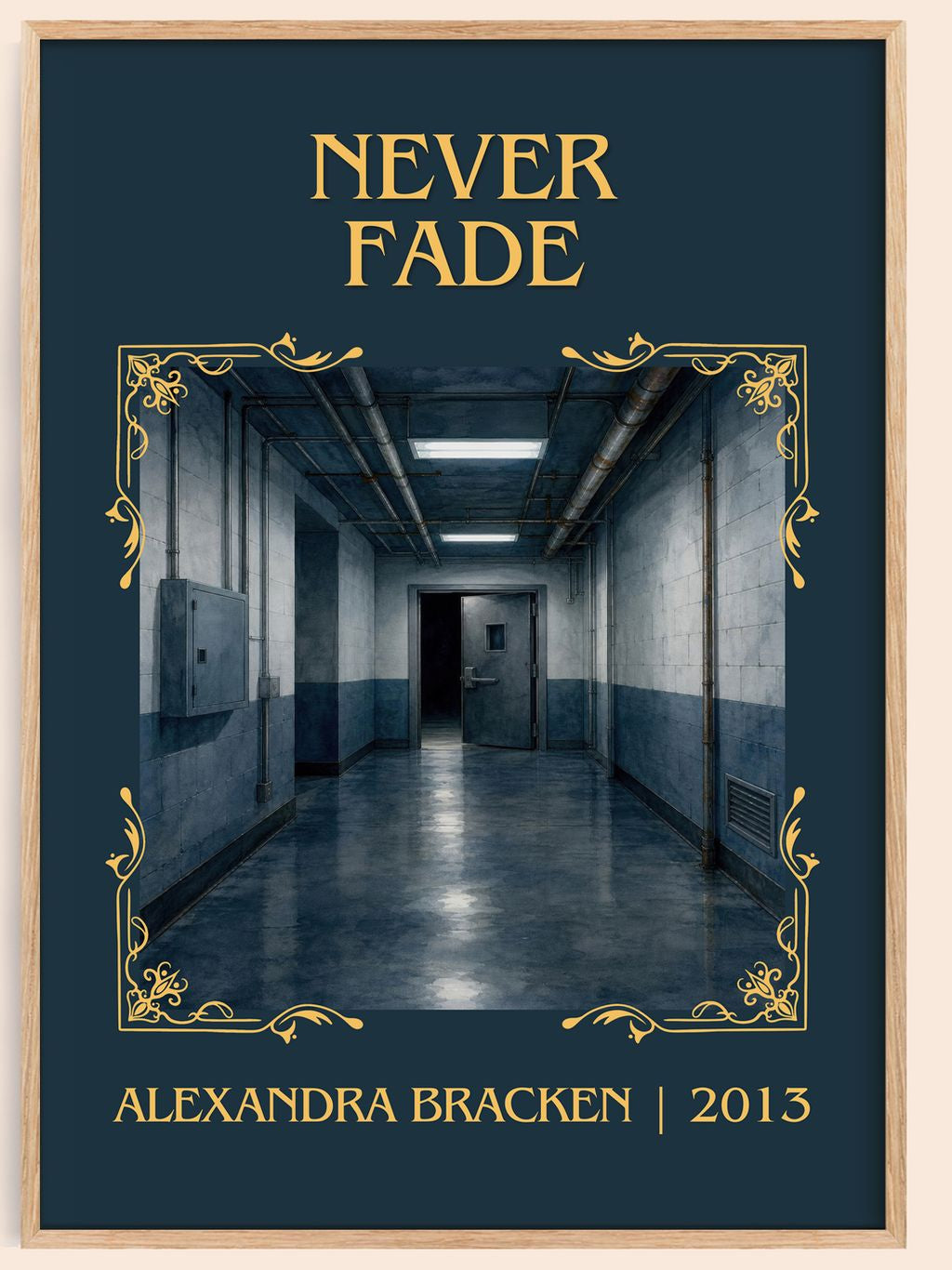 Never fade Classic Book Art Print by Alexandra Bracken – book poster