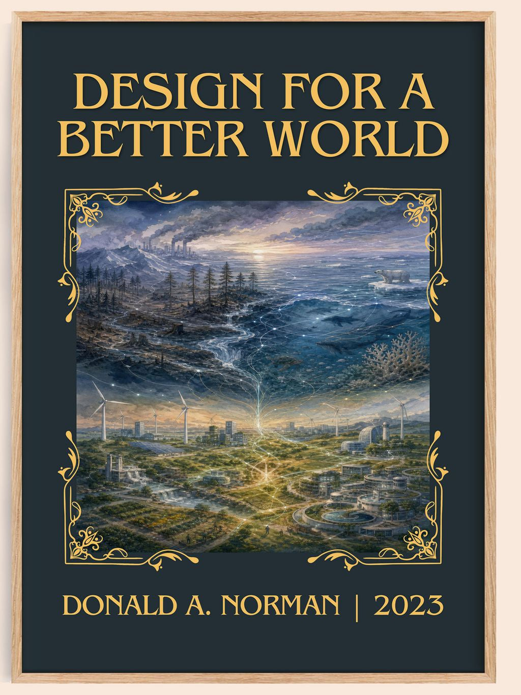 Design for a Better World Classic Book Art Print by Donald A. Norman – book poster