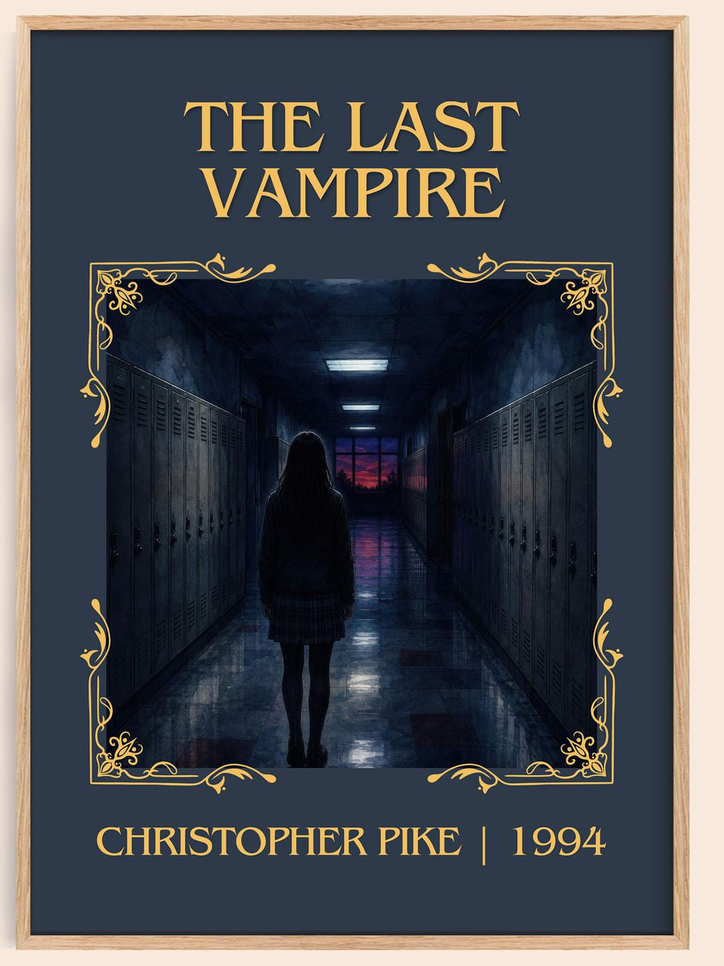The Last Vampire Classic Book Art Print by Christopher Pike – book poster