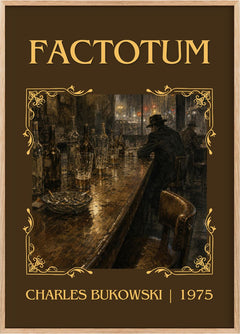 Factotum Classic Book Art Print by Charles Bukowski
