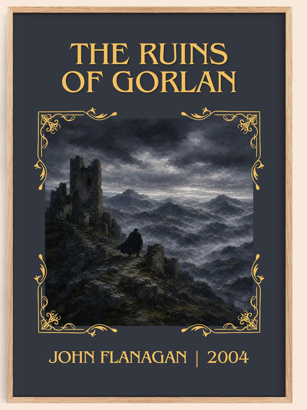The Ruins of Gorlan Classic Book Art Print by John Flanagan – book poster