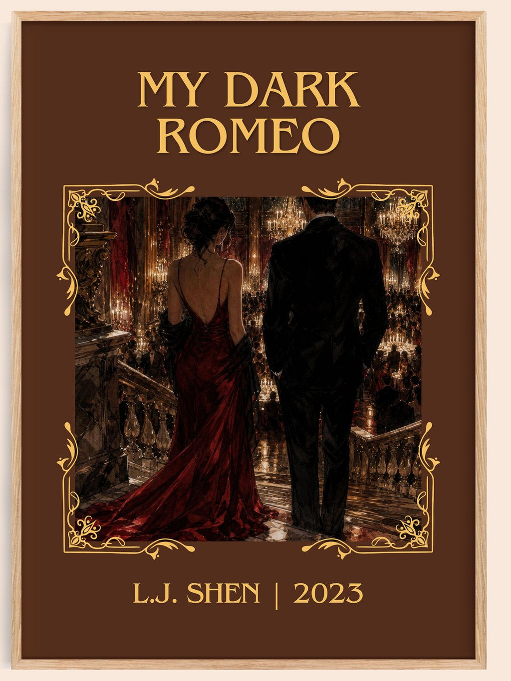 My Dark Romeo Classic Book Art Print by L.J. Shen – book poster