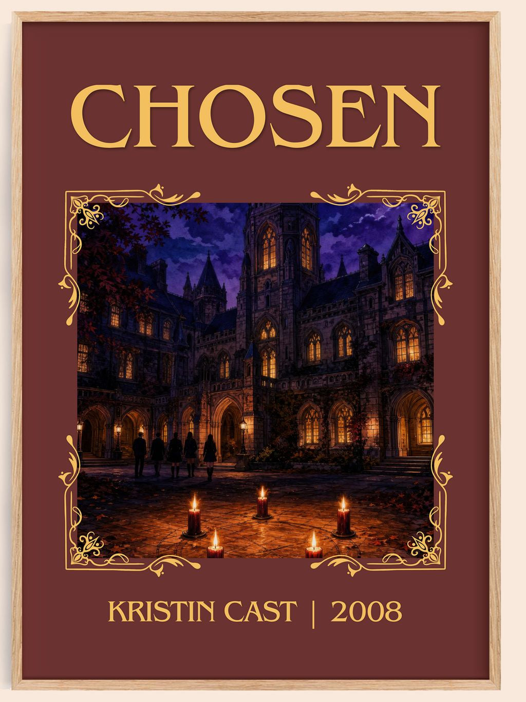 Chosen Classic Book Art Print by Kristin Cast – book poster