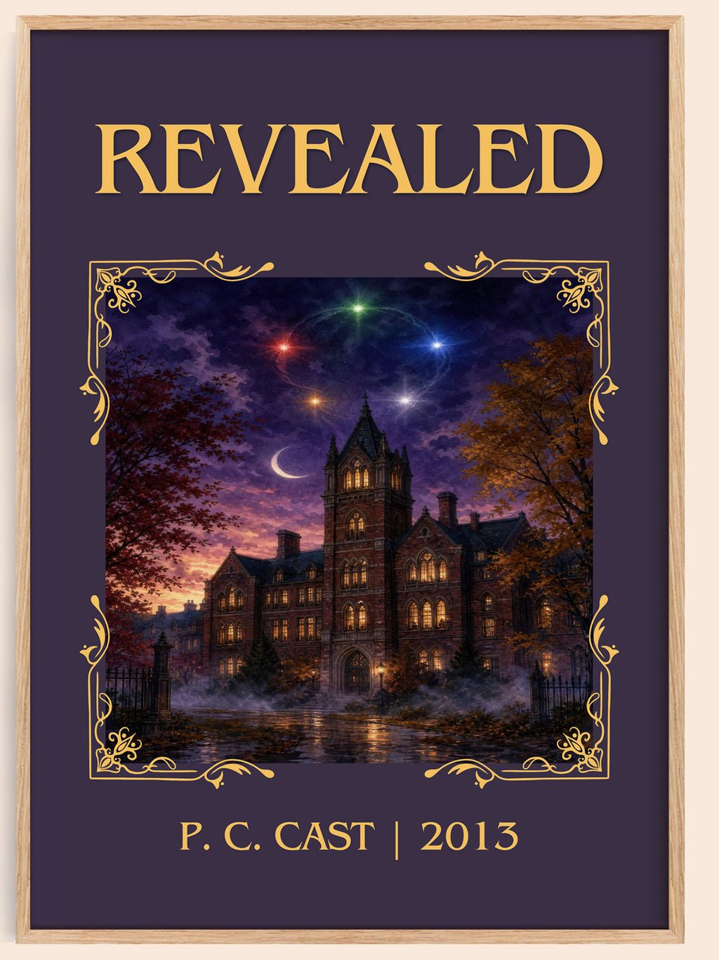 Revealed Classic Book Art Print by P. C. Cast – book poster