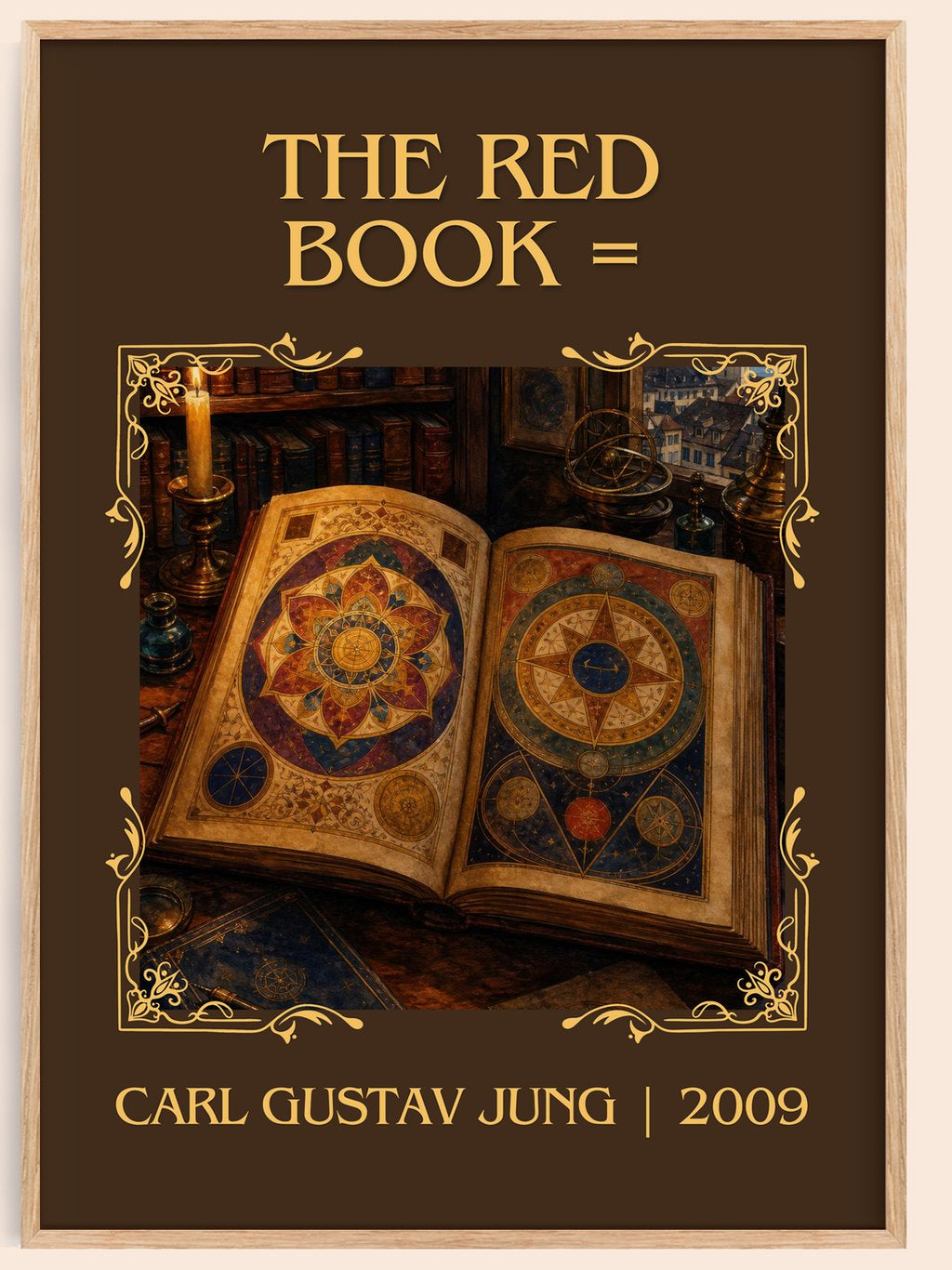 The red book = Classic Book Art Print by Carl Gustav Jung – book poster