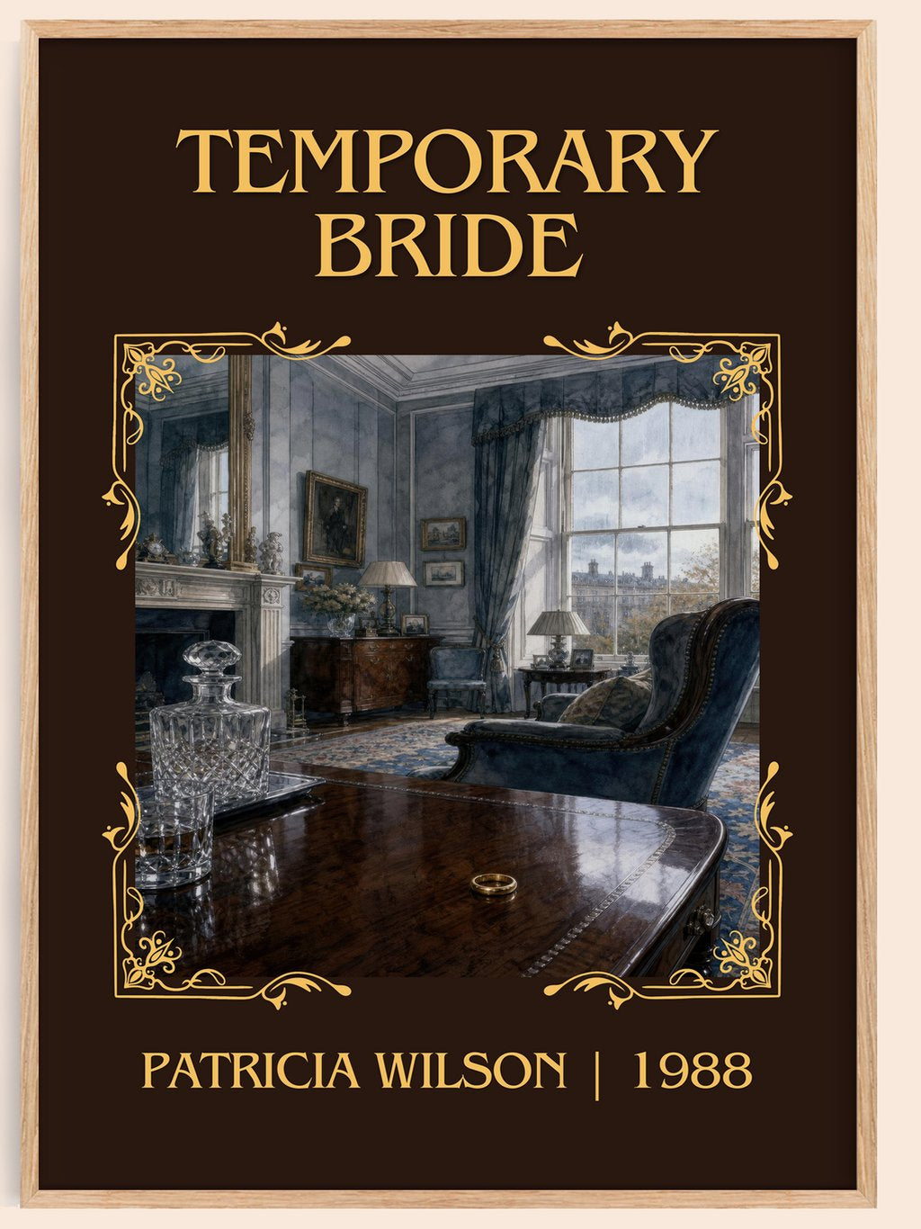 Temporary Bride Classic Book Art Print by Patricia Wilson – book poster
