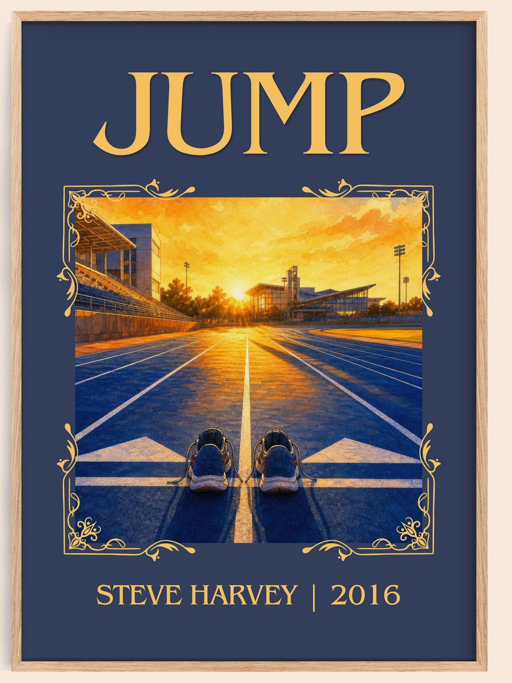 Jump Classic Book Art Print by Steve Harvey – book poster