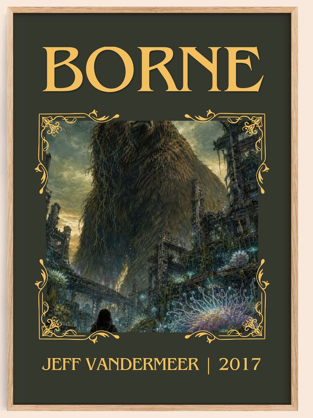 Borne Classic Book Art Print by Jeff VanderMeer – book poster