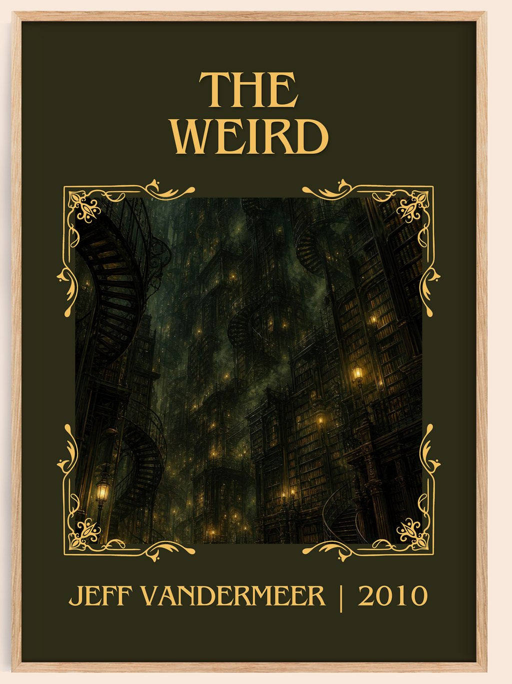 The Weird Classic Book Art Print by Jeff VanderMeer – book poster