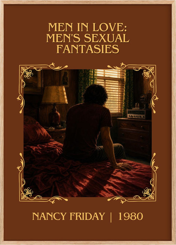 Men in Love: Men's Sexual Fantasies Classic Book Art Print by Nancy Friday