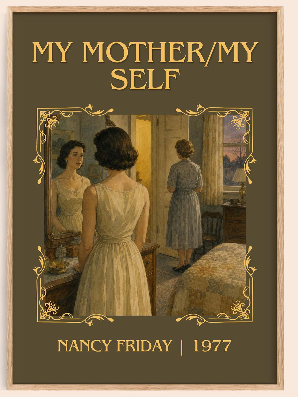 My Mother/My self Classic Book Art Print by Nancy Friday – book poster