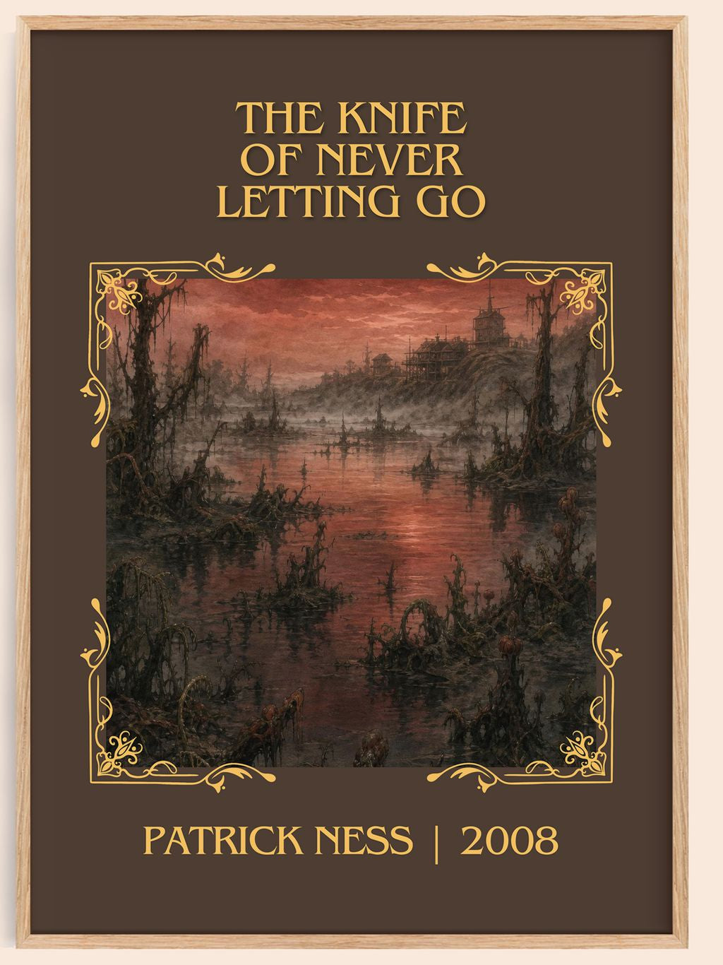 The Knife of Never Letting Go Classic Book Art Print by Patrick Ness – book poster