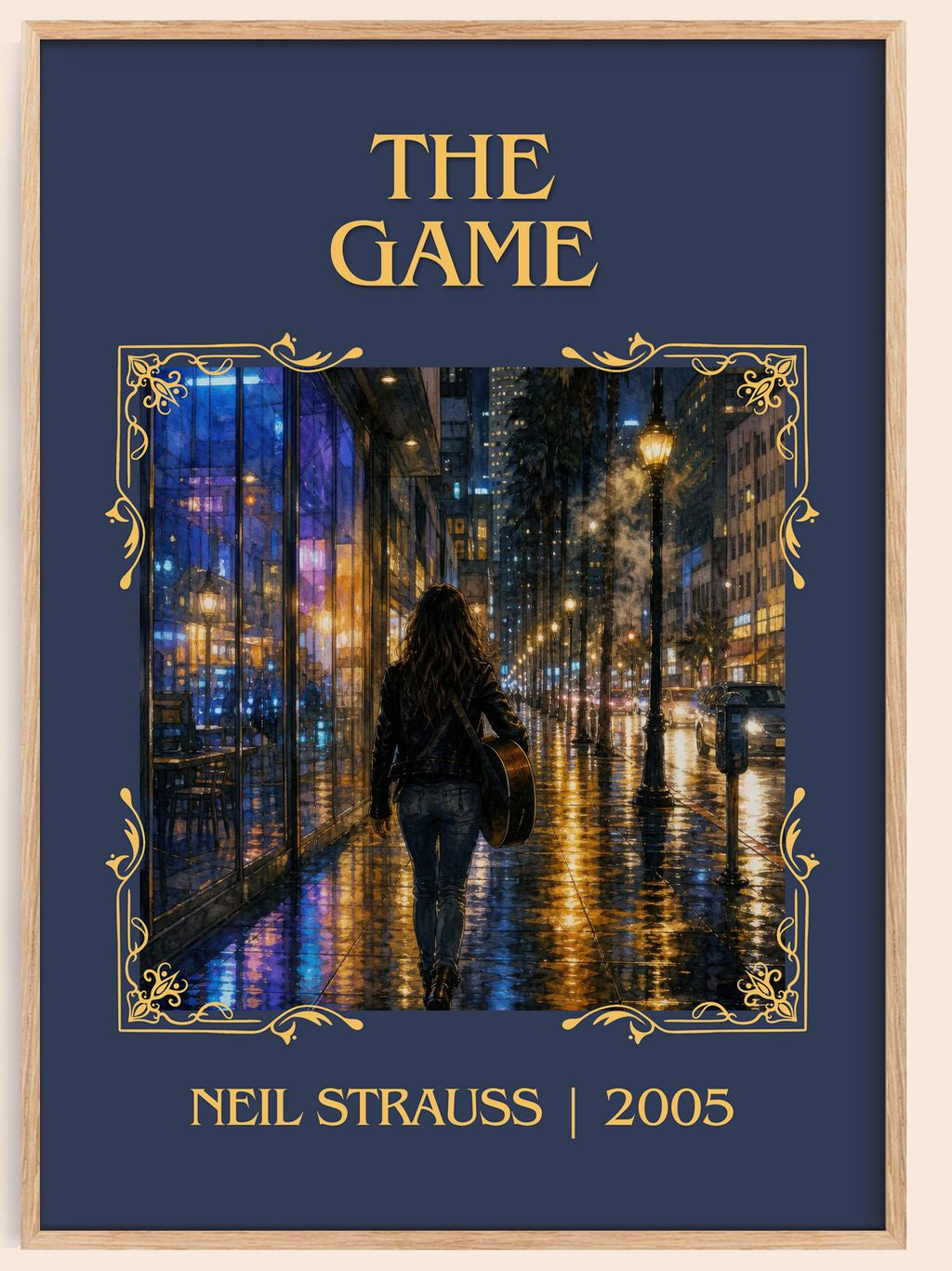 The Game Classic Book Art Print by Neil Strauss – book poster