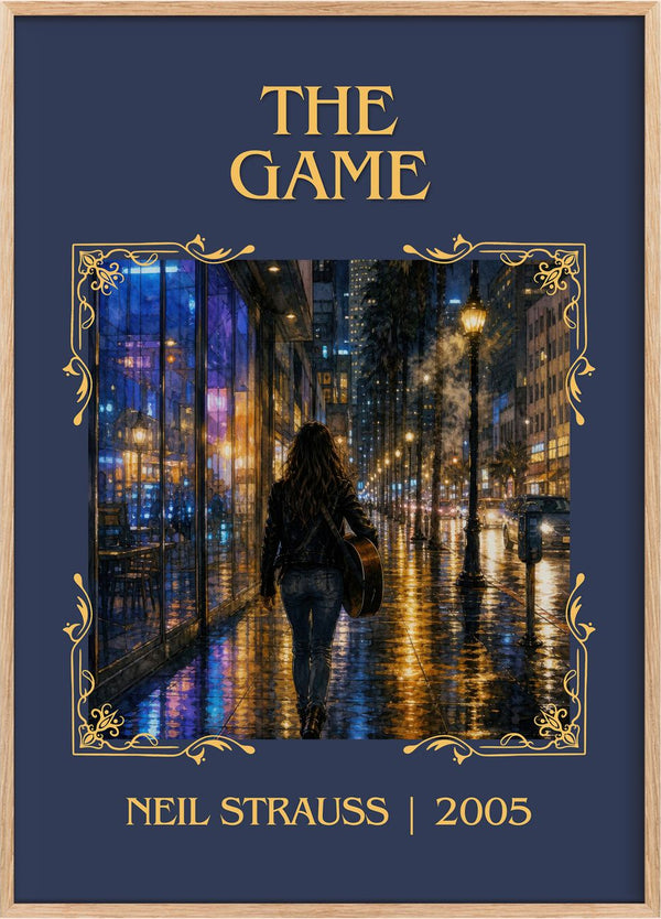 The Game Classic Book Art Print by Neil Strauss