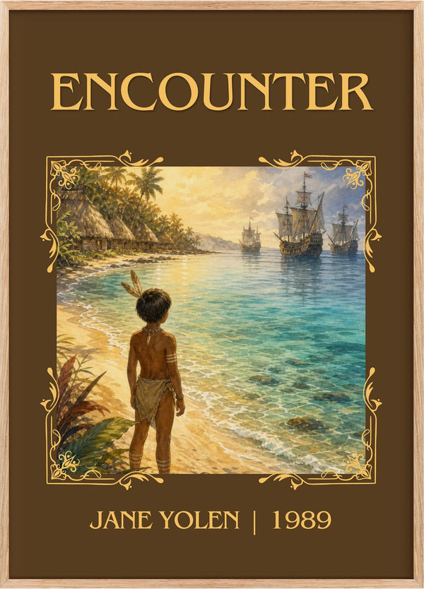 Encounter Classic Book Art Print by Jane Yolen