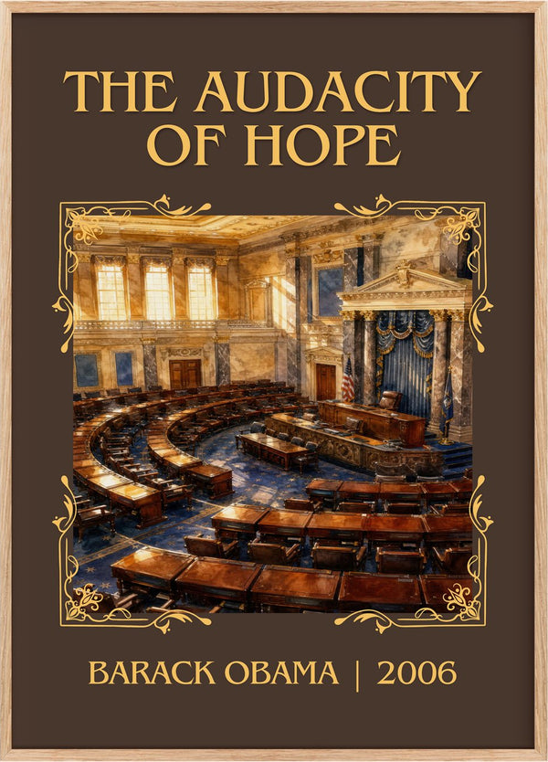 The Audacity of Hope Classic Book Art Print by Barack Obama