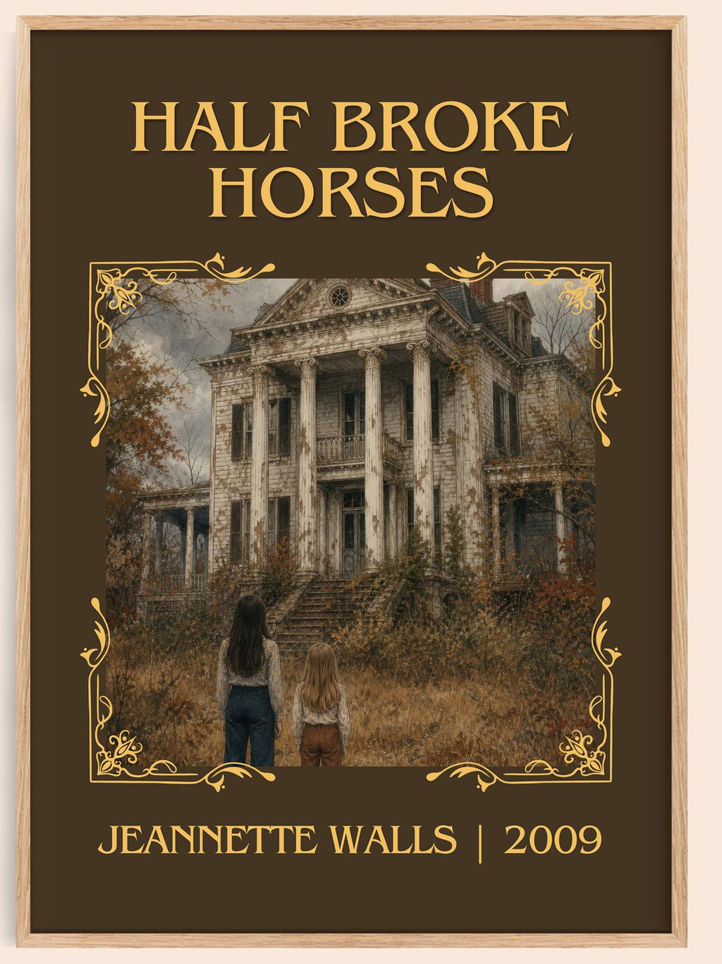 Half broke horses Classic Book Art Print by Jeannette Walls – book poster