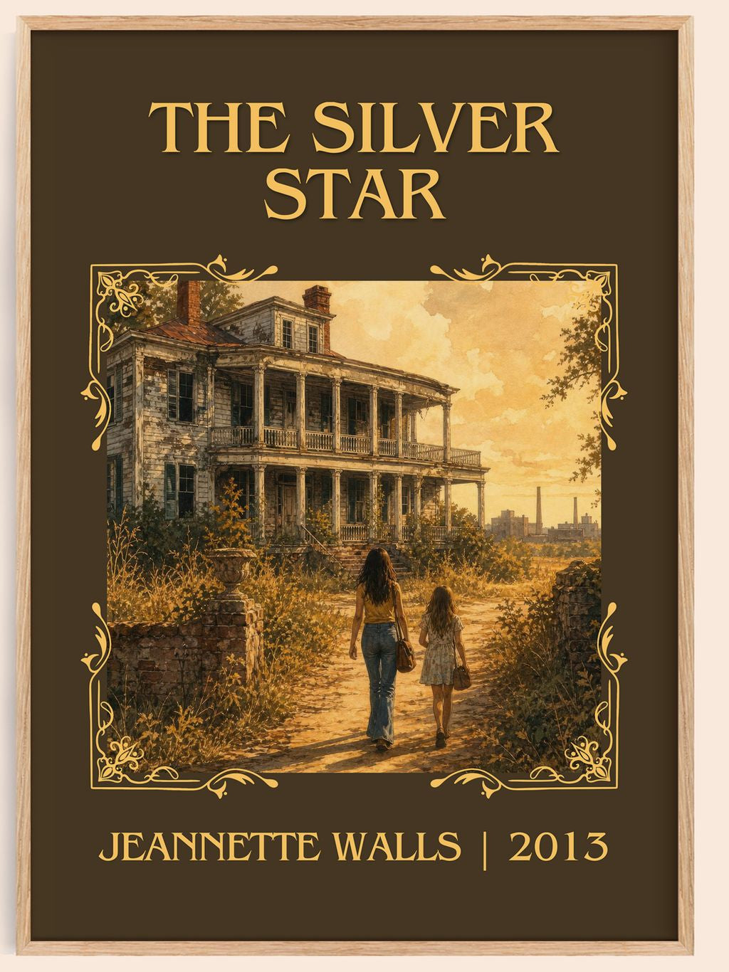 The silver star Classic Book Art Print by Jeannette Walls – book poster