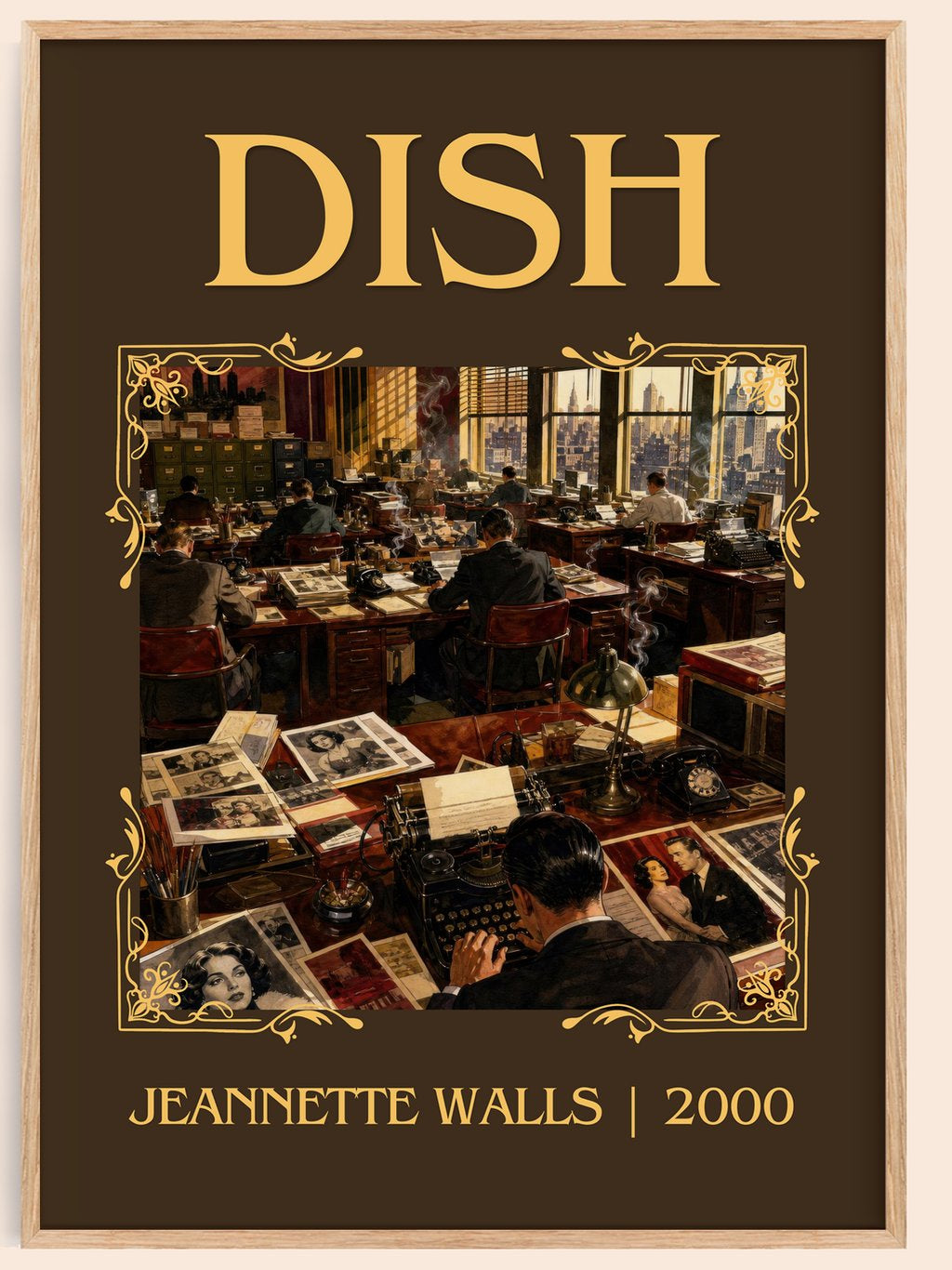 Dish Classic Book Art Print by Jeannette Walls – book poster