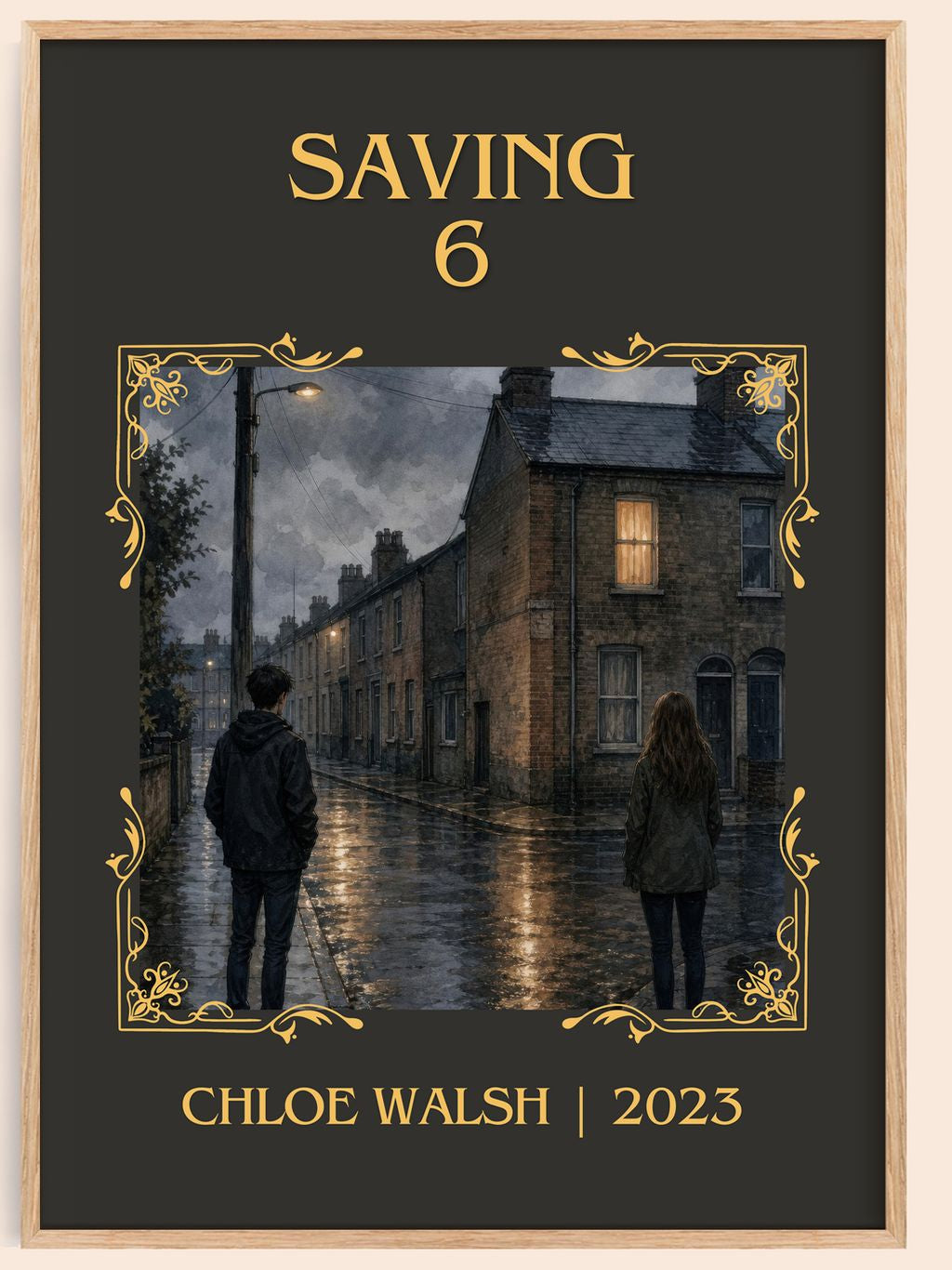 Saving 6 Classic Book Art Print by Chloe Walsh – book poster