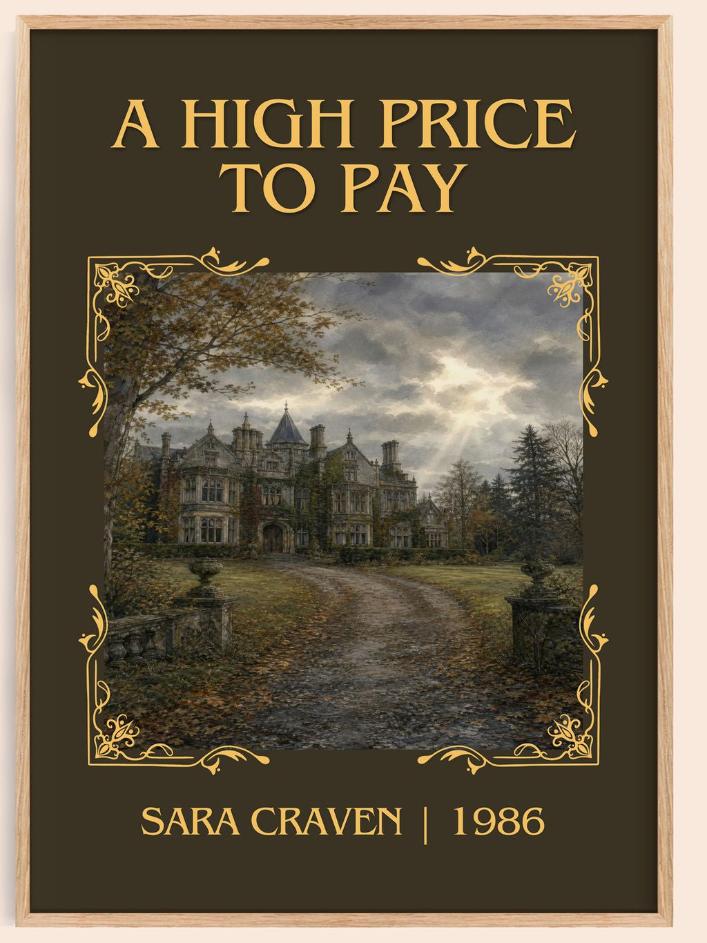 A High Price to Pay Classic Book Art Print by Sara Craven – book poster