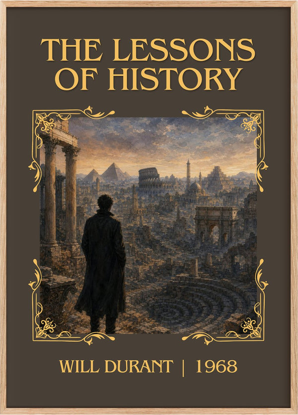 The Lessons of History Classic Book Art Print by Will Durant