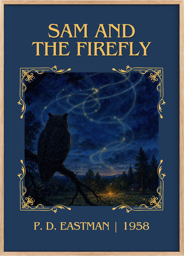 Sam and the Firefly Classic Book Art Print by P. D. Eastman