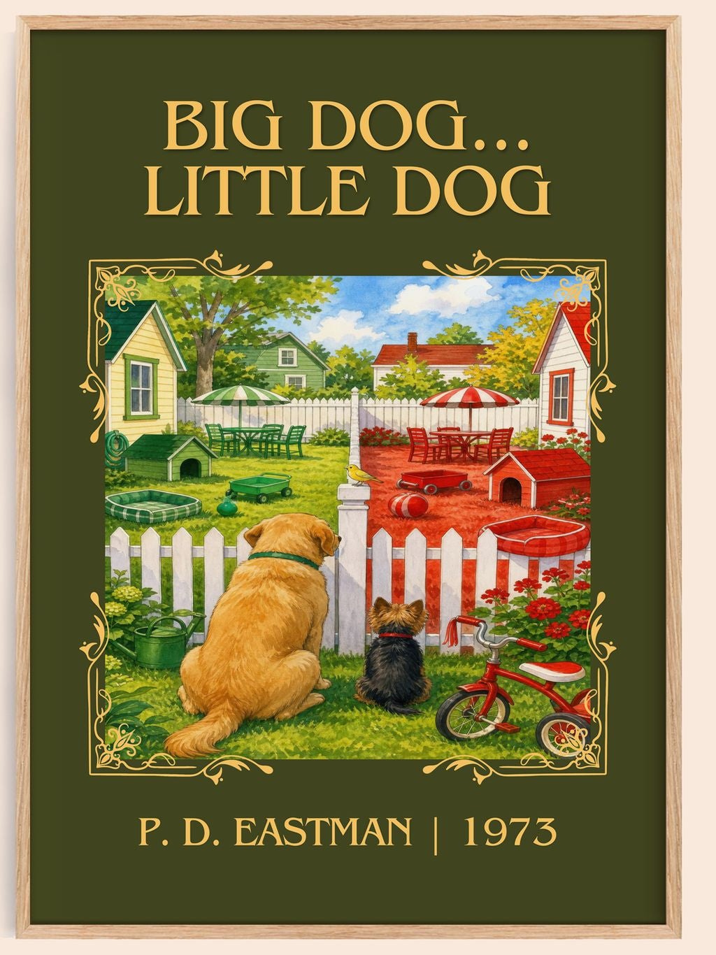 Big Dog... Little Dog Classic Book Art Print by P. D. Eastman – book poster