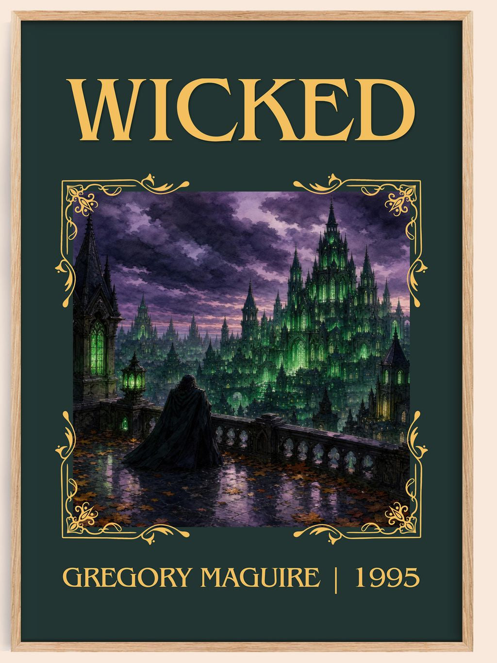 Wicked Classic Book Art Print by Gregory Maguire – book poster