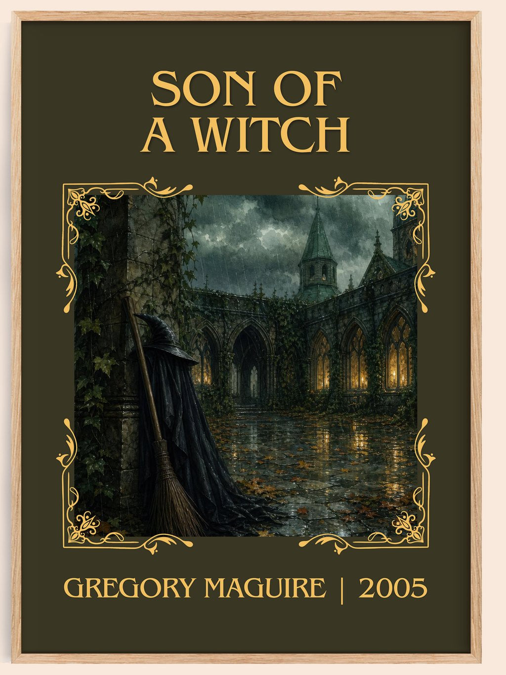 Son of a Witch Classic Book Art Print by Gregory Maguire – book poster