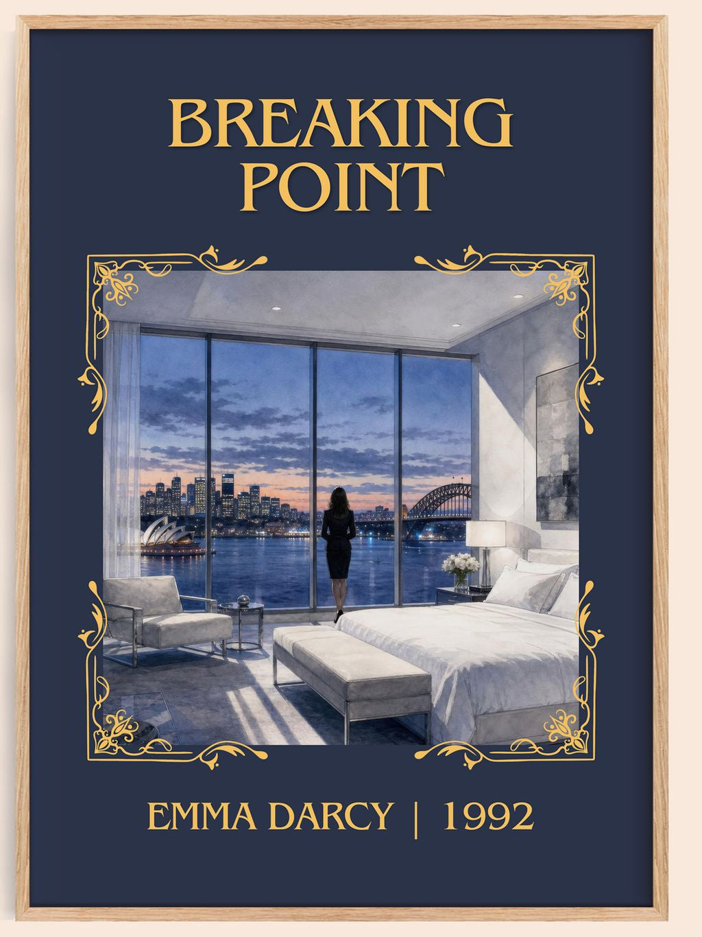 Breaking Point Classic Book Art Print by Emma Darcy – book poster