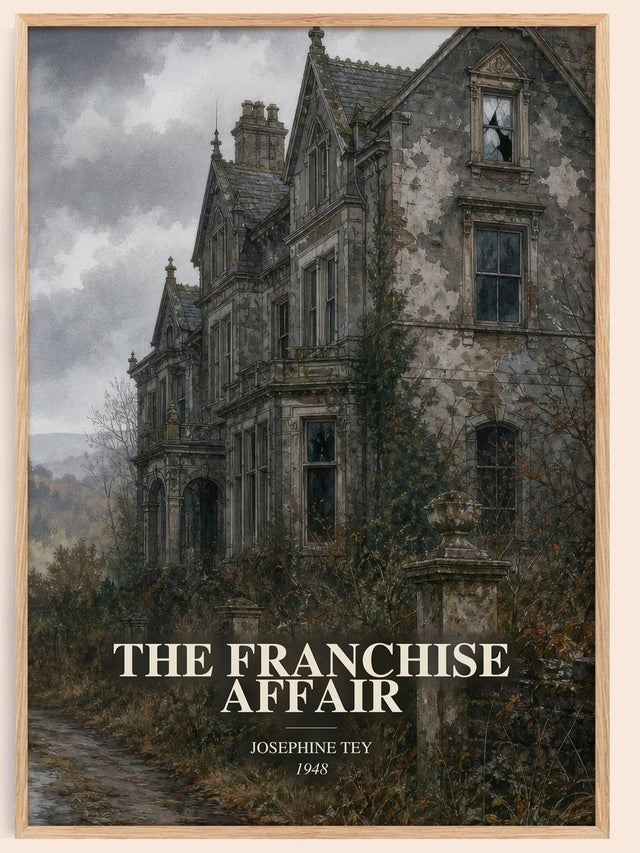 The Franchise Affair Book Watercolour Illustration by Josephine Tey