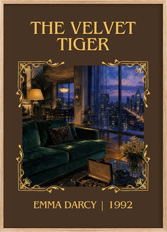 The Velvet Tiger Classic Book Art Print by Emma Darcy