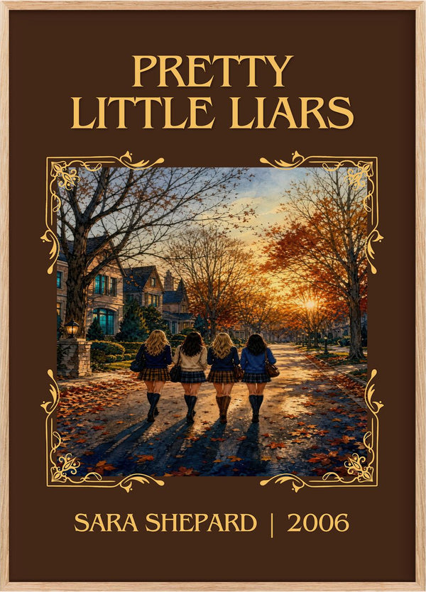 Pretty Little Liars Classic Book Art Print by Sara Shepard