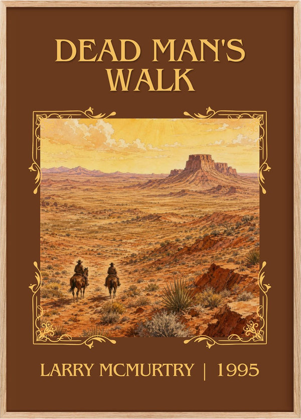 Dead Man's Walk Classic Book Art Print by Larry McMurtry